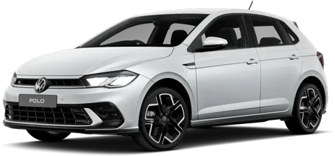 White Volkswagen Polo